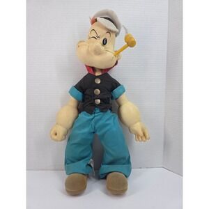 Vintage 1985 Popeye the Sailor Man 16" Plush Doll Hamilton Gifts Presents
